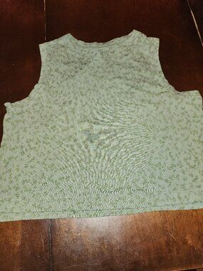 Workout top semi crop